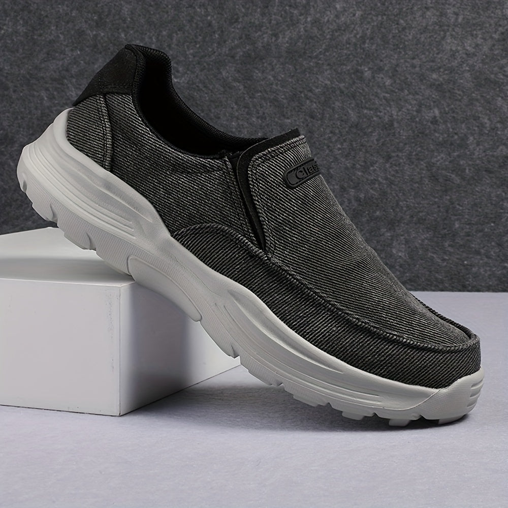 Men's Breathable Loafer Shoes Non slip Slip On Walking Shoes