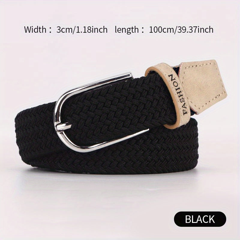 Men's Canvas Buckle Belt for Jeans Pants Clothing