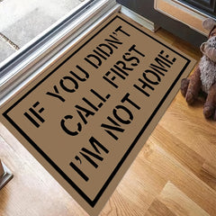 Rubber Fabric Letter Mat Water-Absorbing Non-Slip Entry Door Mat
