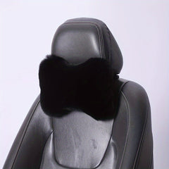 Rabbit Plush Car Headrest Pillow Set