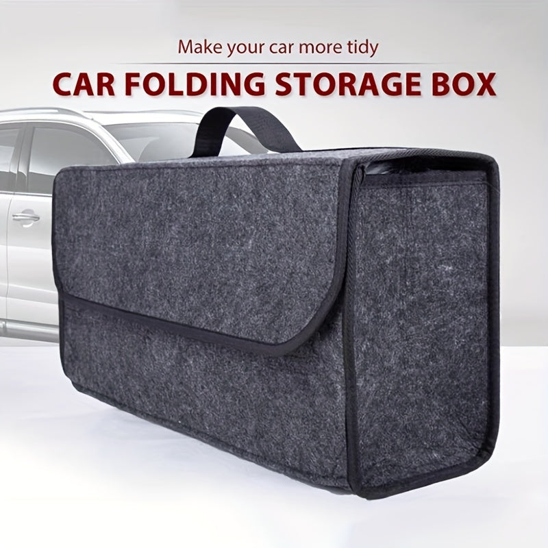 Wool Felt Car Trunk Organizer - Maximize Storage Capacity