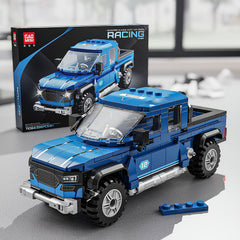 Racing Truck Building Set 336pcs ABS 4x4 Wheels Detailed Ideal Kids 6 Adults