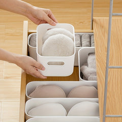 Cosmetic Storage Box Desktop Snack Storage Basket Plastic Skincare Container