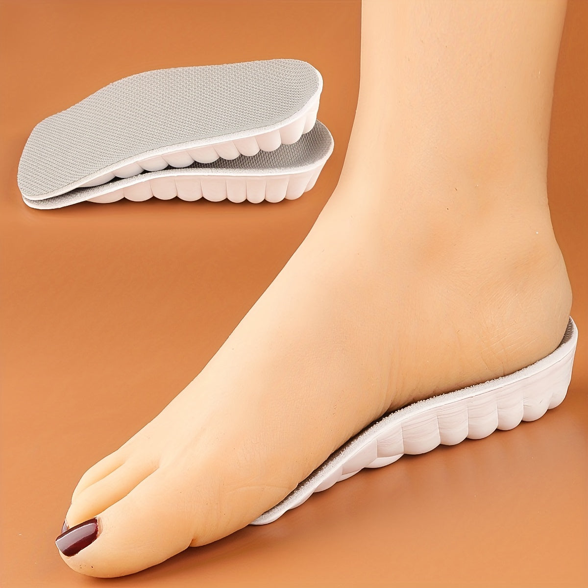 Invisible Height Increase Insoles Soft Elastic Arch Support Breathable Insoles