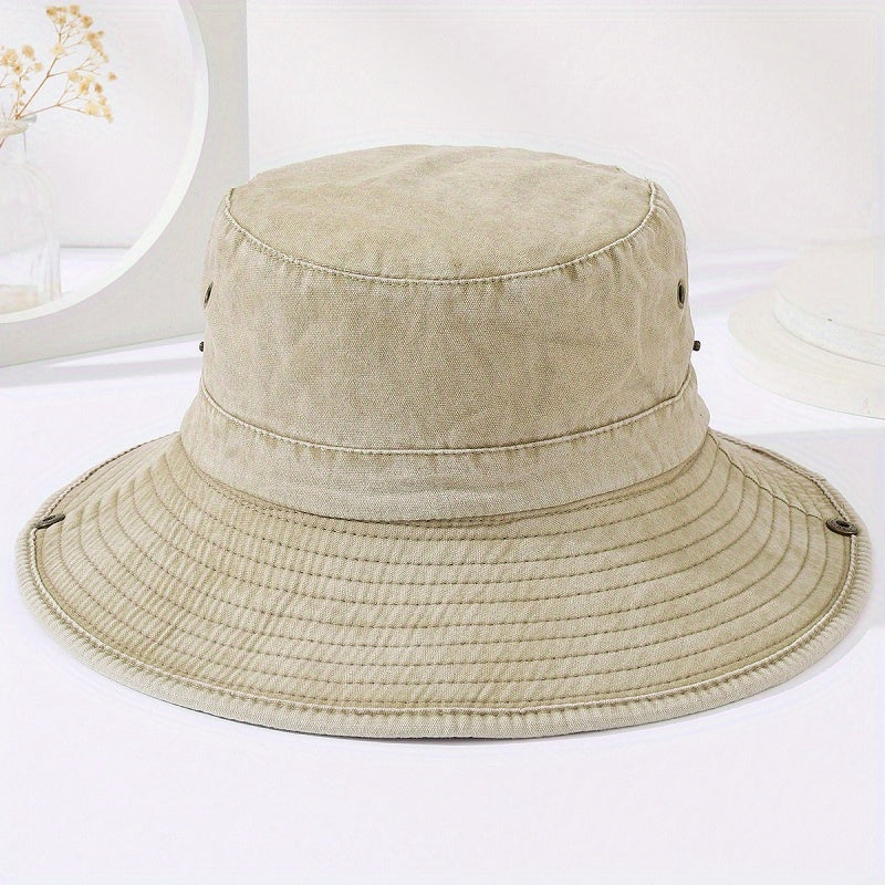 Packable Fishing Travel Bucket Cap Hat Boonie Hat For Hiking Beach