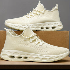 Men's Mesh Slip-on Sneakers Breathable Athletic Shoes