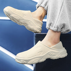 Men's Warm Cozy Plush Slippers Soft Non Slip Home Shoes