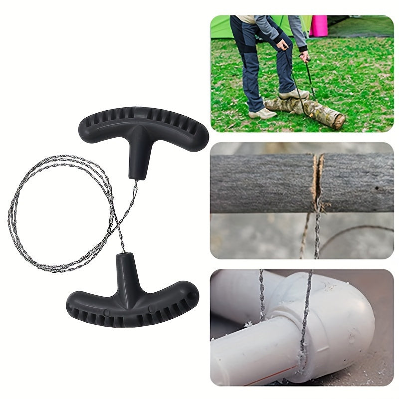 Mini Pocket Saw Stainless Steel Wire Saw for Outdoor Camping Survival