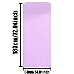 TPE Eco Friendly Double layer Fitness Mat Non slip 6.0ft 24.02inch