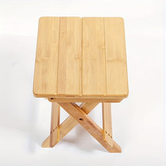 Bamboo Folding Shower Stool for Leg Shaving