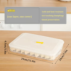 Dumpling Freezer Preservation Storage Box Egg Tray