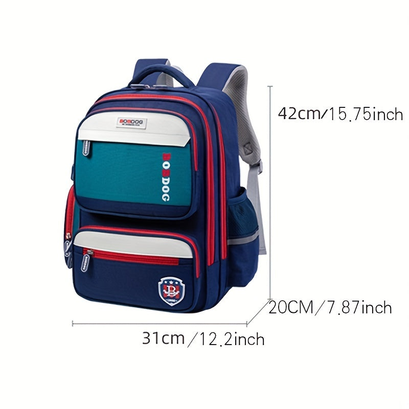 Baguette Schoolbag For Kids 6-12 Years Old Load Reduction Spine Protec