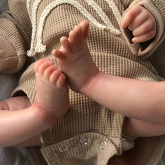 18" Hand Painted Reborn Baby Doll with Visible Veins