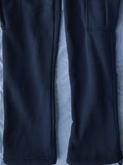 Men s Wool Lined Heavyweight Cargo Sweatpants Elastic Waist Jogger