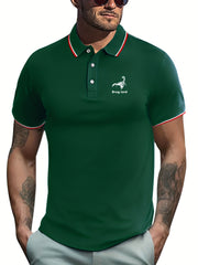 Scorpion Print Men's Casual Button Up Short Sleeve Lightweight Shirt
