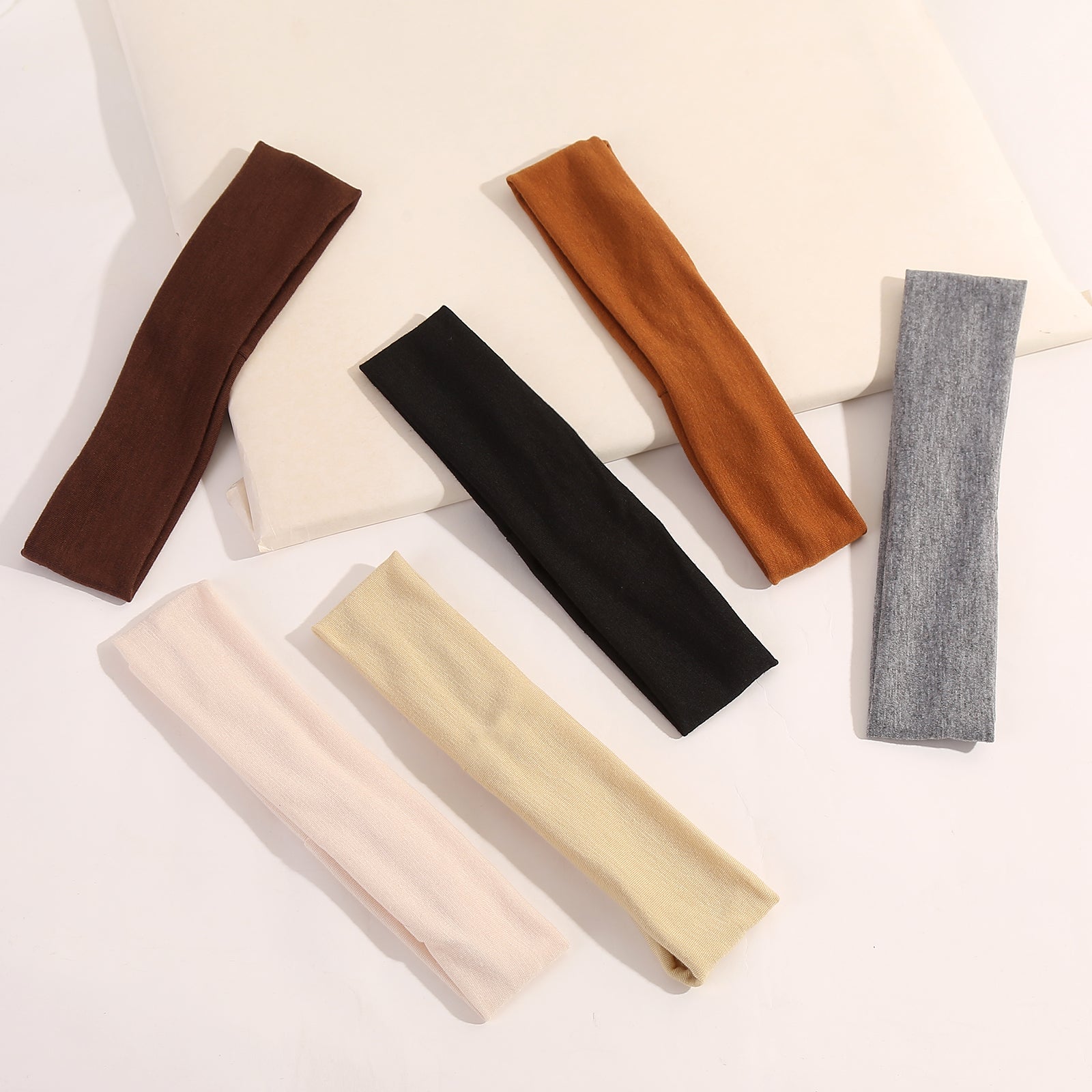 6Pcs Solid Hair Band Set - Elastic Hair Ties for Women and Girls