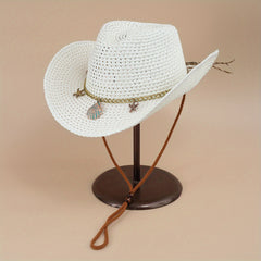 Outdoor Western Cowboy Straw Hat for Men and Women