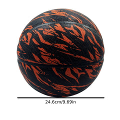 Camouflage Red Basketball for Indoor/Outdoor Training