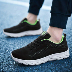 Men's Running Shoes Lace up Sneakers Athletic Shoes