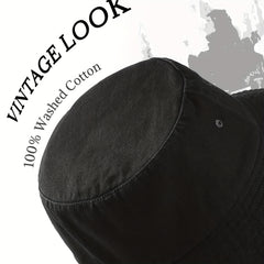 Sun Hat Summer Bucket Hat Sun Protection Washed Cotton Hat