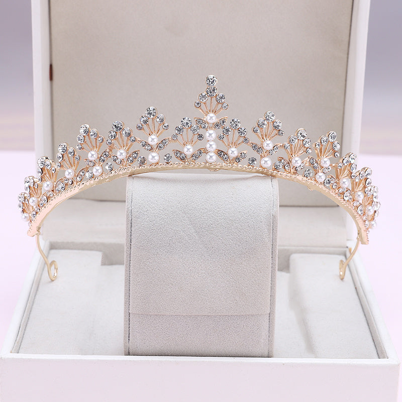 Girls Princess Crystal Tiara Crown Rhinestone Crown for Party Wedding