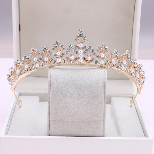 Girls Princess Crystal Tiara Crown Rhinestone Crown for Party Wedding