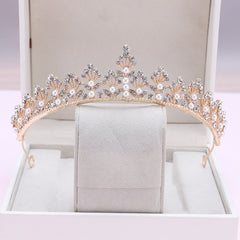 Girls Princess Crystal Tiara Crown Rhinestone Crown for Party Wedding