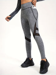 Comfort Yoga Leggings with Mesh Stitching & Butt Lifting Tech