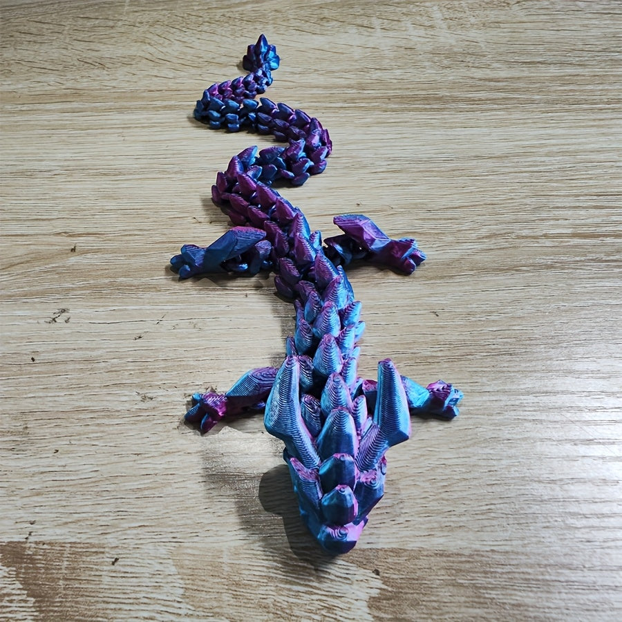 Dragon Ornament 3D Printed Art Collection Desktop Unique Gift