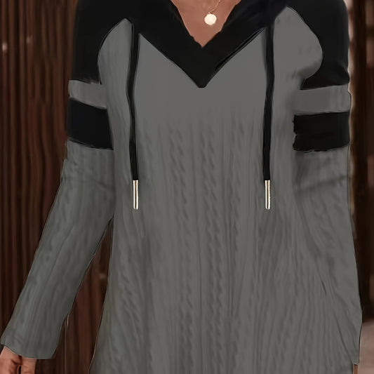 Cable Knit Raglan Sleeve Hoodie