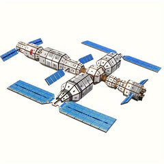 3D Wood Puzzle Aerospace Dream Ferris Wheel Model