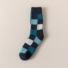 Paris Men's Thick Winter Socks Warm Wool Crew Socks