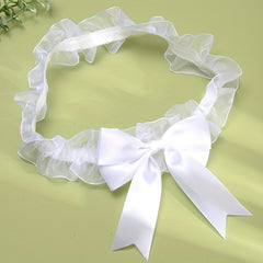 Wide Lace Garter Belt Non slip Satin Bowknot Legs Band