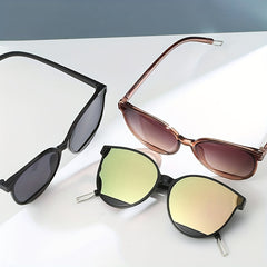 Cat Eye Round Sunglasses UV400 Sun Shades Glasses