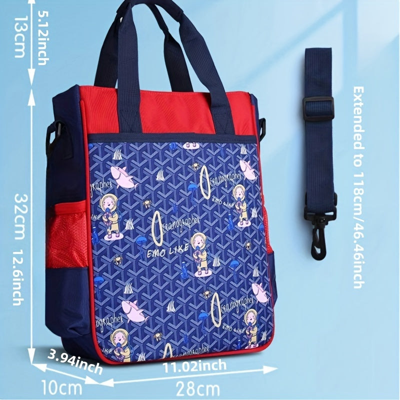 Waterproof Carrying Book File Bag, 2 Layer Structure, Easy To Carry