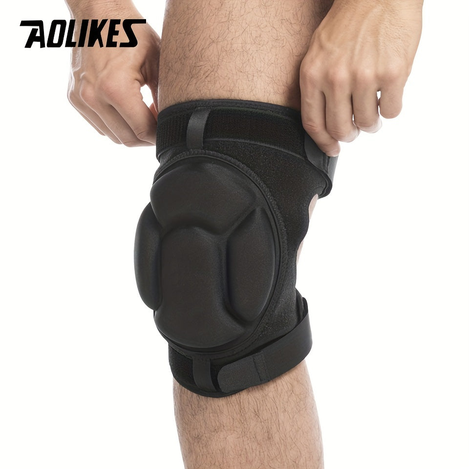 Adjustable Knee Pads Thick Sponge Cushion Protection & Anti Slip Safety