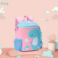 Kindergarten Primary School Cartoon Schoolbag Boys Girls Dinosaur Backpack