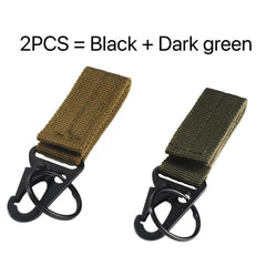 Outdoor Climbing & Travel Waist Belt Key Hook Carabiner
