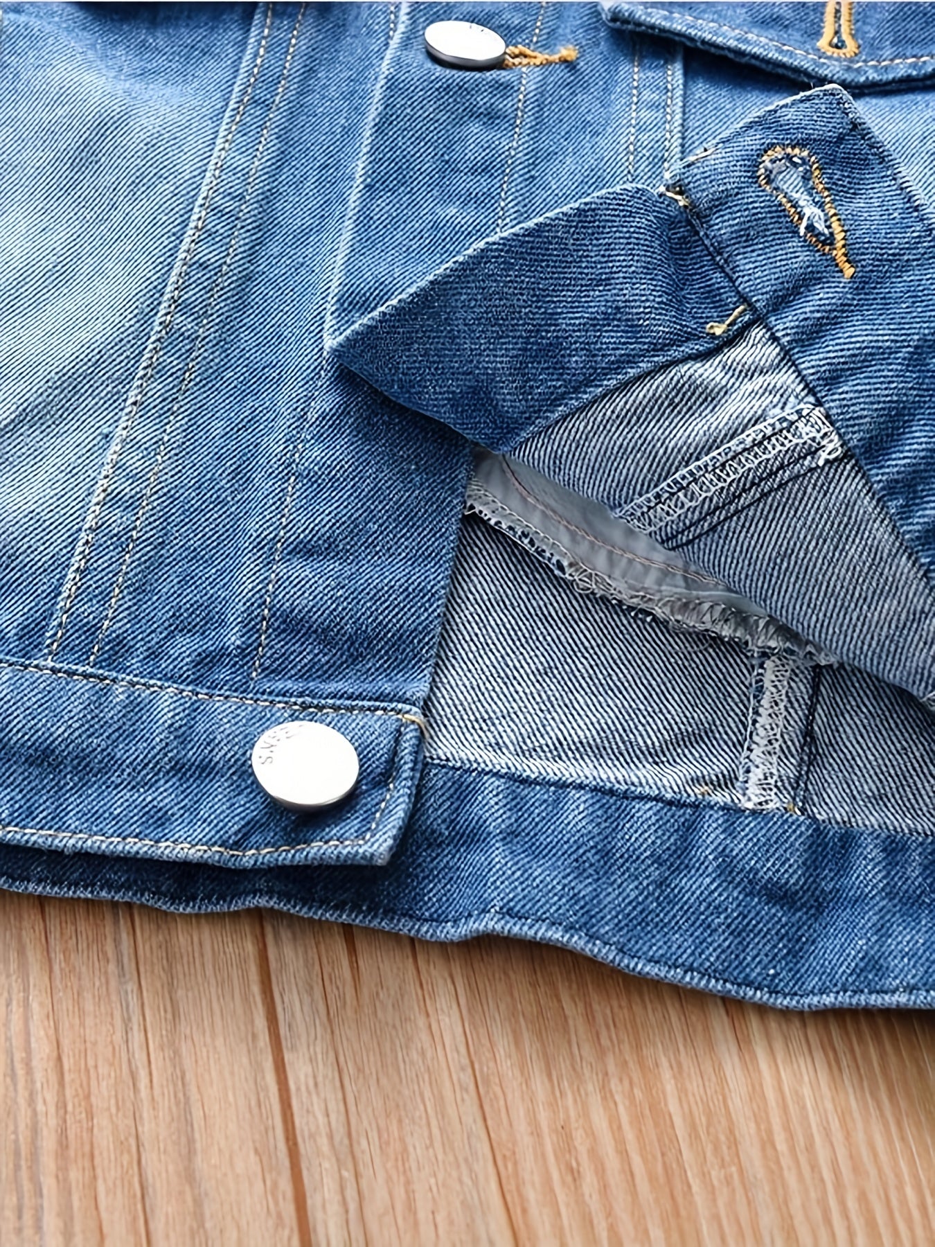 Kid Girls' Casual Denim Jacket Spring Autumn