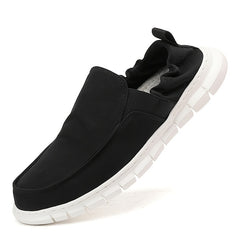 Men's Canvas Slip On Walking Shoes Lightweight Sneakers