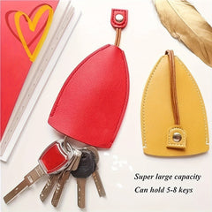 PU Leather Key Case Key Holder Portable Keychain Keyring