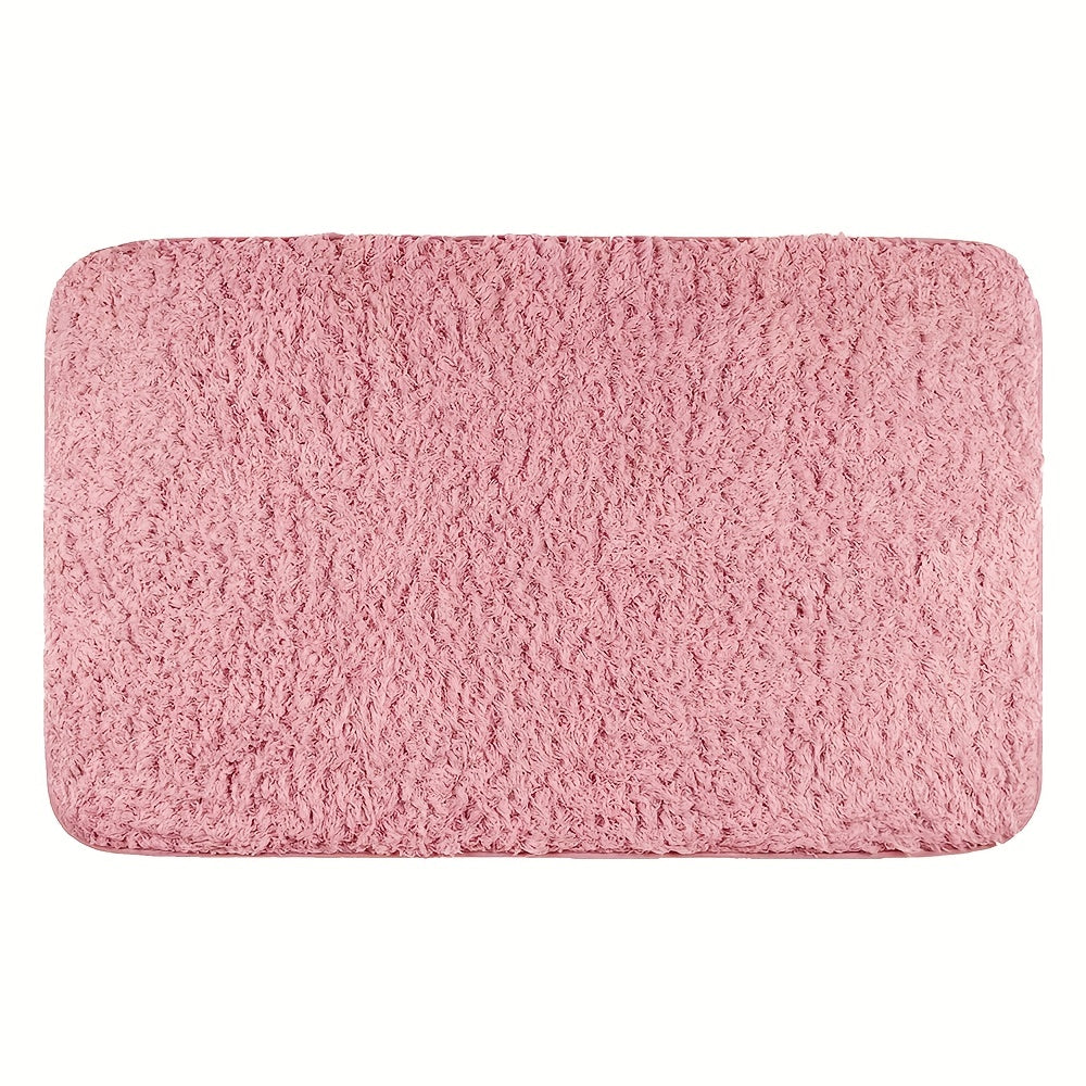 Plush Thickened Bathroom Rug Non-slip Soft Mat
