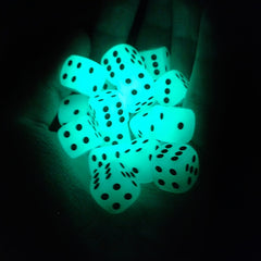 4PCS Dots Luminous Dice 6 Side Dices For Board Game Night Bar KTV