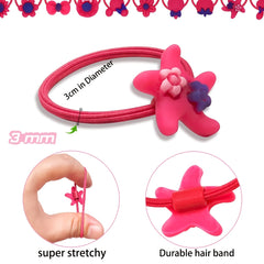 Cartoon Flowers Star Bow Hair Bands for Baby Girls Kids