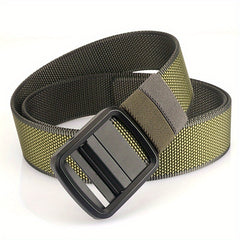 Japanese Character Buckle Double Nylon Belt Men's Casual Outdoor Belt