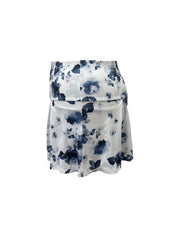 Women's Plus Floral Print Sporty Skort High Rise Mini Skort