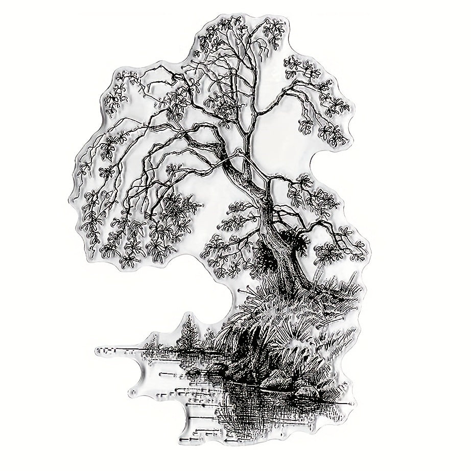 Tree By The River Clear Stamps for Crafting