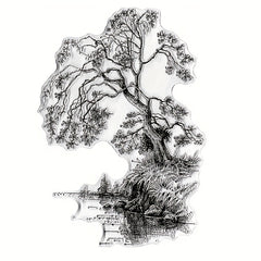 Tree By The River Clear Stamps for Crafting