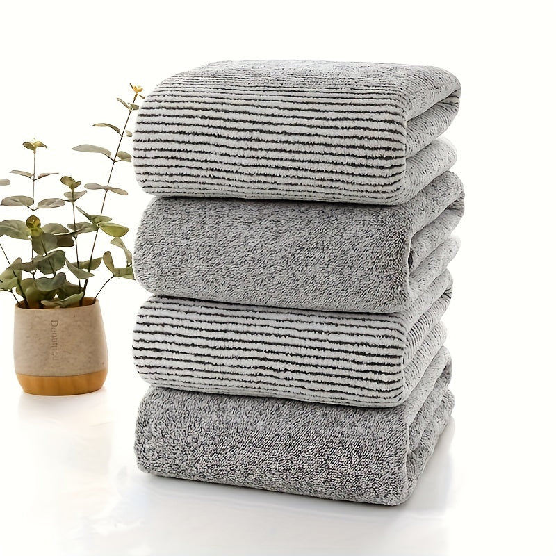 4pcs Soft Hand Towels Set Skin-friendly Face Towel Quick-drying Absorbent Towel