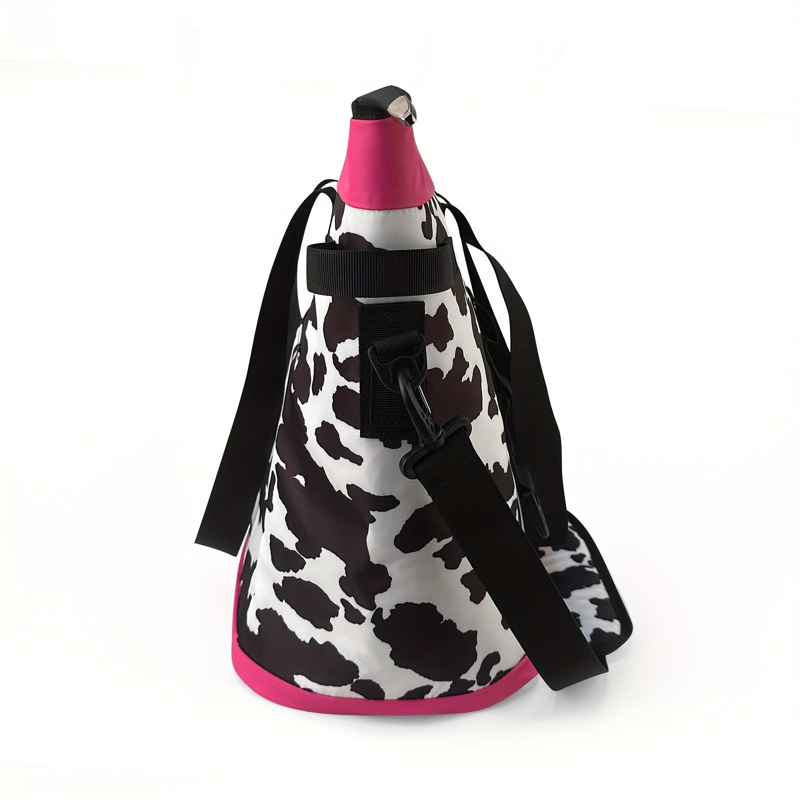Leopard Print Ice Bag Large Capacity Crossbody Insulation Bag
